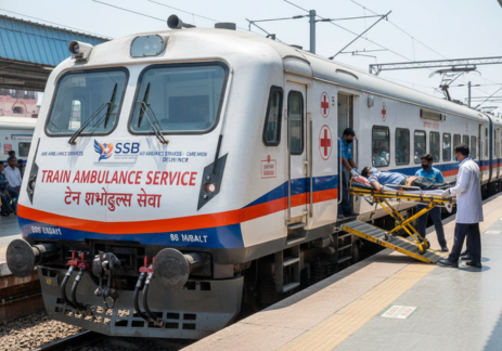 Train Ambulance Service in Delhi NCR